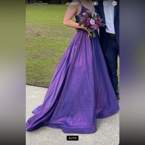 Stunning Ellie Wilde Mon Cheri! prom dress.